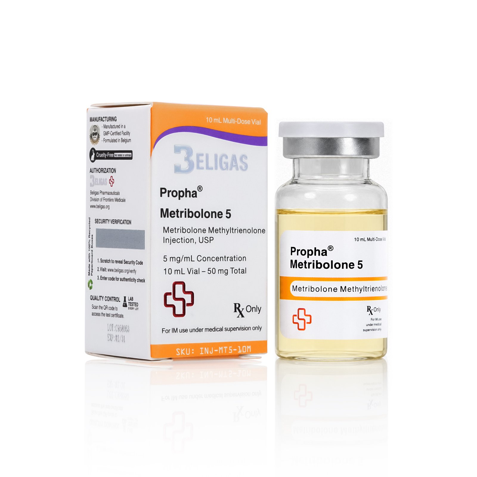 Pro - Metribolone (MTR) Methyltrionate Injection 5mg